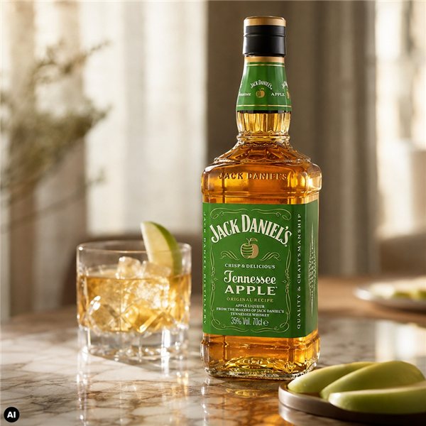 Jack Daniels Apple-detalle