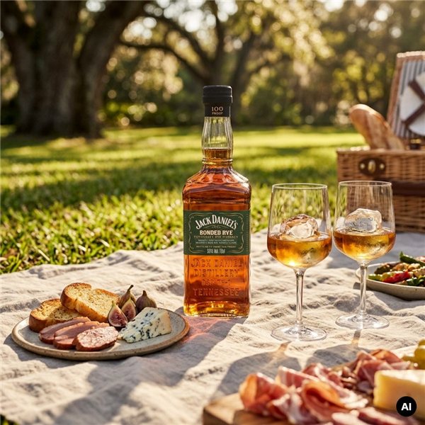 Jack Daniel's Bonded Rye-detalle
