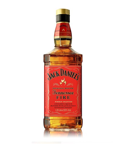 Jack Daniels Fire Estuche Metalico-detalle