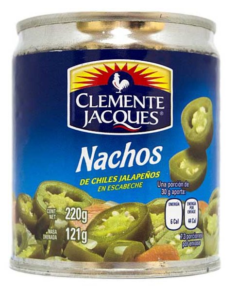 Jalapeños for Nachos (sliced) Clemente Jacques 2.8 kg-detalle