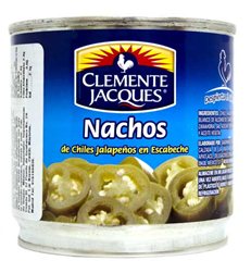 Jalapeños para nachos (en rodajas) Clemente Jacques 220g