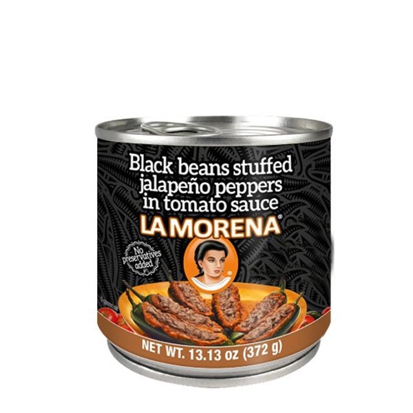 Stuffed Jalapeños with Beans 372 g. La Morena-detalle