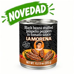 Stuffed Jalapeños with Beans 372 g. La Morena