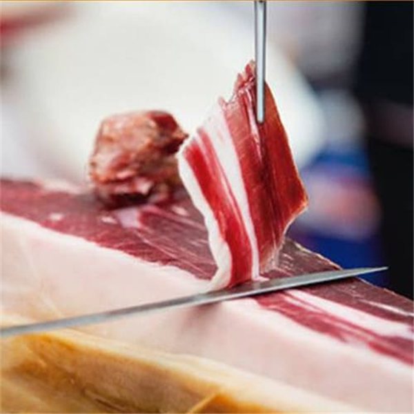 Jambon 100% Ibérique Bellota en tranches, Majada Pedroche-izquierda