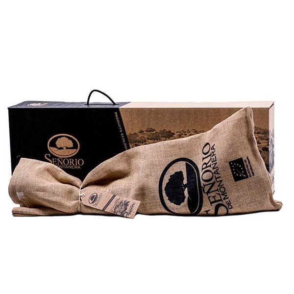 Organic 100% Iberian breed black label ham, Señorío de Montanera.-detalle