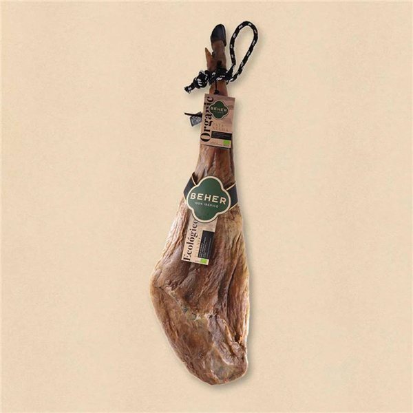 Jambon Cebo de Campo écologique 100% Ibérique, Beher (pièce entière et désossée)-detalle