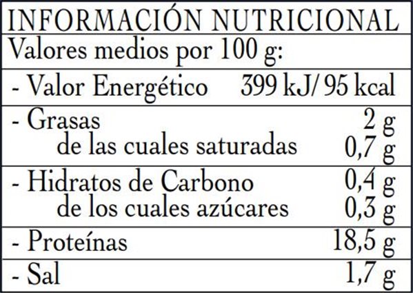Jamón Cocido Extra 100g-trasera