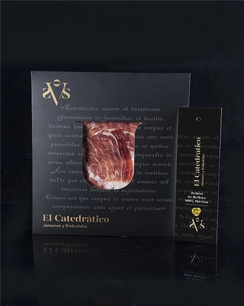 100% Iberian acorn ham, hand-sliced-detalle