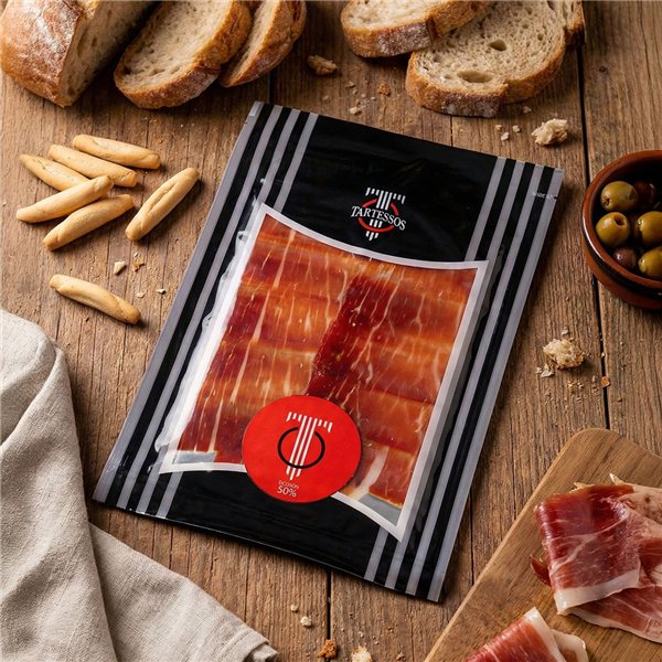 Acorn-fed 50% Iberian ham - Vacuum packed-detalle