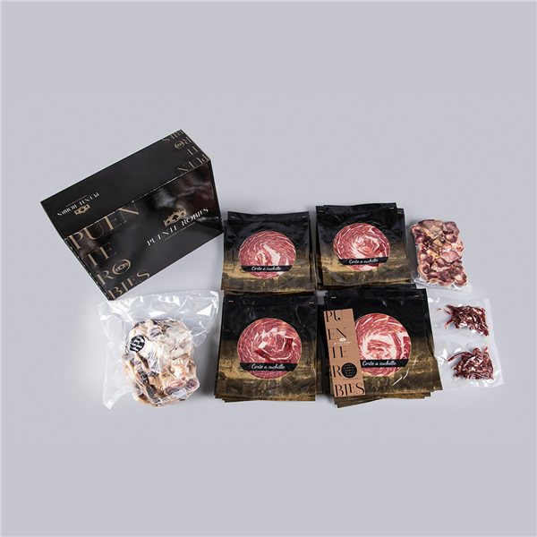 IBERISCHER EICHEL-SCHINKEN 50% IBERISCHE RASSE (Handgeschnitten)-detalle