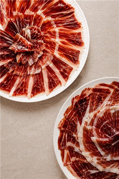 Iberischer Cebo de Campo Schinken 50% Iberische Rasse Montaraz-lateral