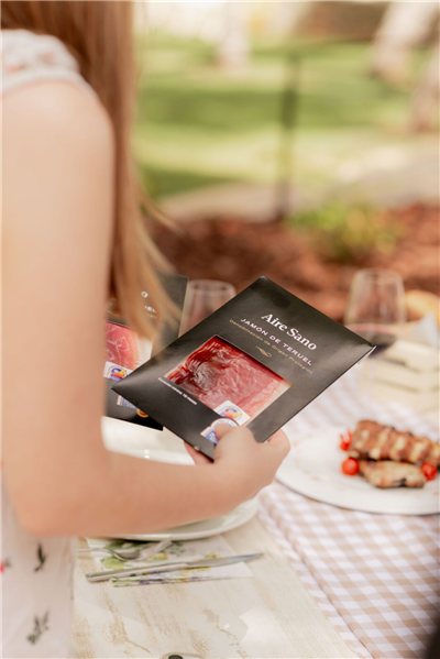 Jamón de Teruel DOP loncheado-trasera