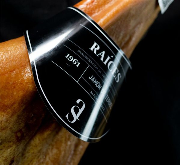 Jamón de Teruel Raíces DOP-trasera