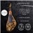 Iberian ham 50% Iberian breed of free-range pasture-fed | 24 months curing | Whole piece of 7.5-8.5 kg | Gourmet quality | Without additives or preservatives-lateral