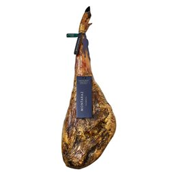Jambon ibérique 50% Race ibérique de Cebo de Campo Montaraz | Affinage 24 mois | Pièce entière de 7,5-8,5 kg | Qualité gastronomique | Sans additifs ni conservateurs