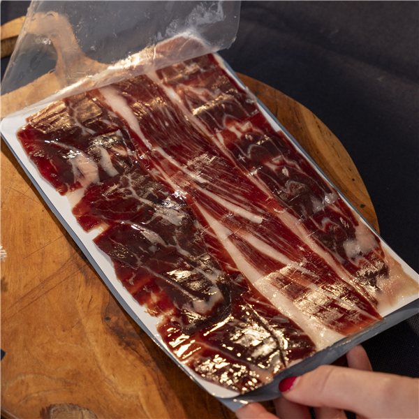100% Iberian Acorn Ham 80g-trasera