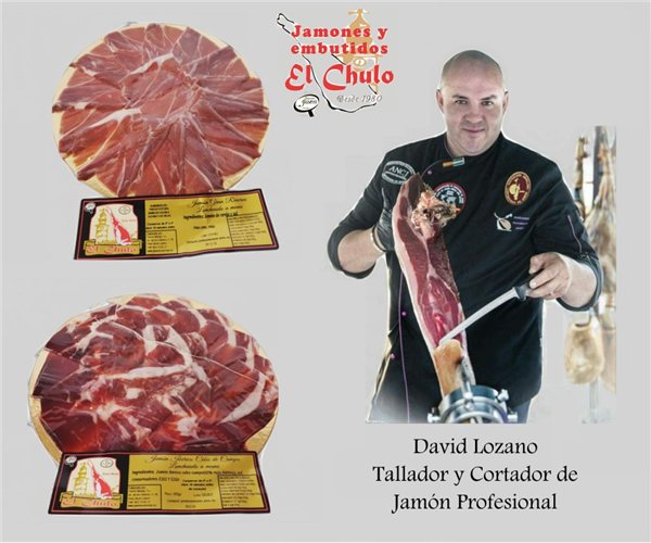 Sliced Iberian Acorn Ham 100% Iberian Breed without additives-detalle