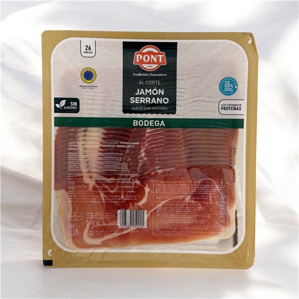 Jamón Serrano Loncheado (500 Gr) Pont-izquierda