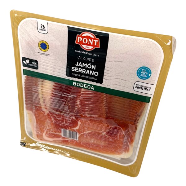 Jamón Serrano Loncheado (500 Gr) Pont-trasera