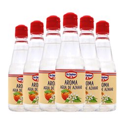 Jarabe para Cóctel Dr. Oetker Botellín 15 cl Flor de Azahar (Caja de 6 unidades)