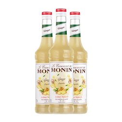 Jarabe para Cóctel Monin Concentrado 70 cl Jengibre Sin Alcohol (Caja de 3 unidades)