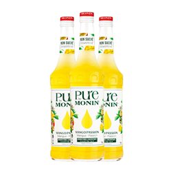 Jarabe para Cóctel Monin Concentrado, Pure — Puro 70 cl Passion Fruit — Fruta de La Pasión (Caja de 3 unidades)