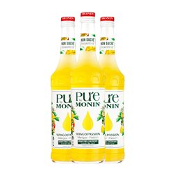 Jarabe para Cóctel Monin Passion Concentrado, Pure — Puro 1 L Mango (Caja de 3 unidades)