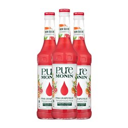 Jarabe para Cóctel Monin Sin Azúcar Concentrado, Pure — Puro 70 cl Pomelo Rosa Sin Alcohol (Caja de 3 unidades)