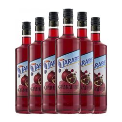 Jarabe para Cóctel Sinc 1 L Granadina Sin Alcohol (Caja de 6 unidades)