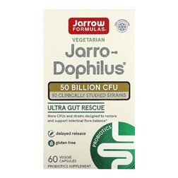 Jarro-Dophilus Ultra Gut Rescue 50 Billion CFU 60 Capsules