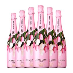 Jaume Serra Bouquet Cava Rosé — Rosado 75 cl Espumoso Rosado (Caja de 6 unidades)