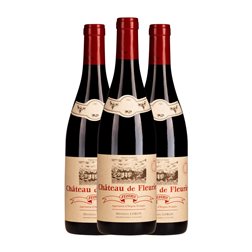 Jean Loron. Château de Fleurie Gamay Trocken — Seco Beaujolais 75 cl Vino Tinto (Caja de 3 unidades)