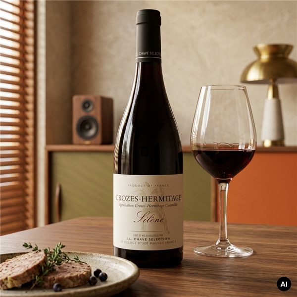 Jean Louis Chave Selection Crozes Hermitage Silène Rouge 2023-detalle