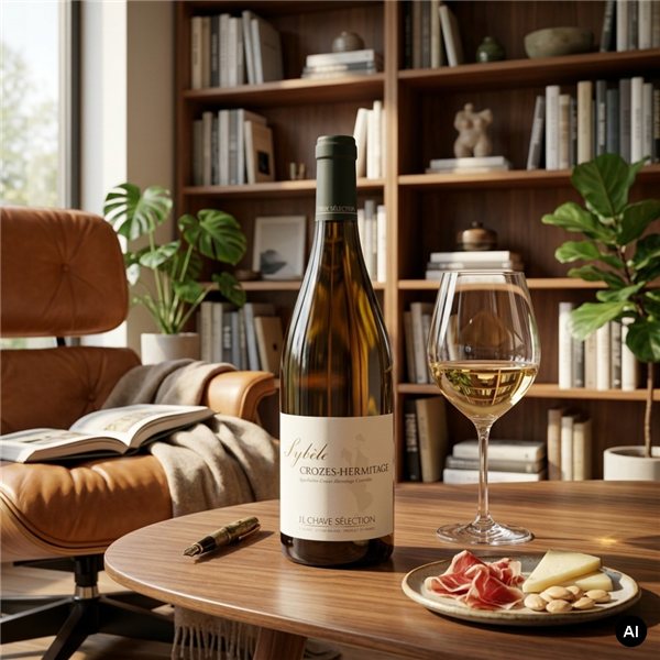 Jean Louis Chave Selection Crozes Hermitage Sybele Blanc 2023-lateral