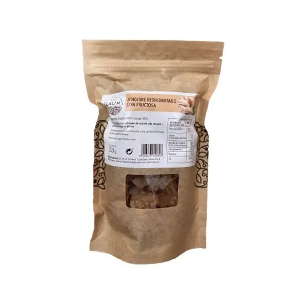 GETROCKNETER INGWER MIT FRUKTOSE 250 GR