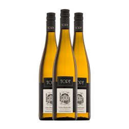 Johann Topf Moscato Trocken — Seco Gelb — Amarillo 75 cl Vino Blanco (Caja de 3 unidades)