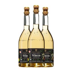 Jörg Geiger Visecco Sauvignon Seco 75 cl Sin Alcohol Espumoso Blanco (Caja de 3 unidades)