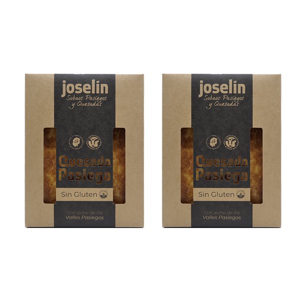 Joselín Quesada Mediana Pasiega SIN GLUTEN, Envasada al Vacío en Bandeja de Aluminio 500 gr-detalle