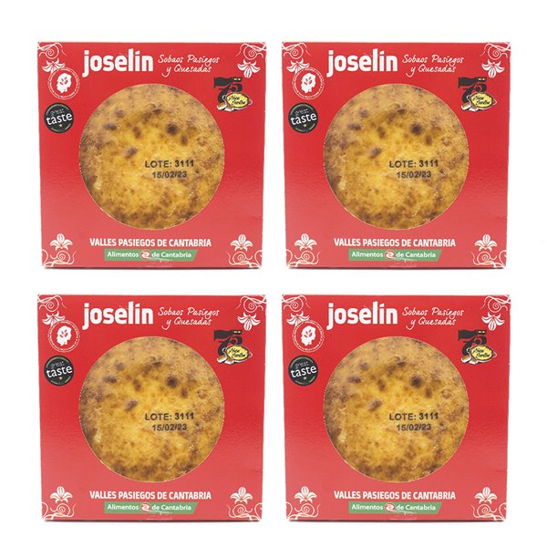 Joselín Quesada Mini Pasiega, Envasada al Vacío en Bandeja de Aluminio 150 gr-trasera
