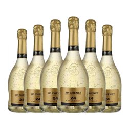 JP Chenet 24 Carat Gold — Edición Oro, Blanc de Blancs 75 cl Espumoso Blanco (Caja de 6 unidades)
