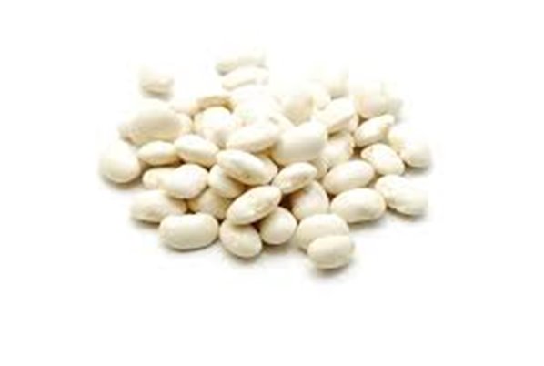 White ironed bean-trasera