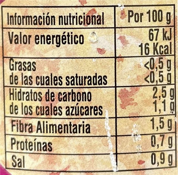 Judías Verdes conserva-detalle