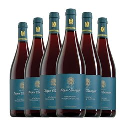 Jürgen Ellwanger Schorndorfer Trollinger Schiava Trocken — Seco Württemberg 75 cl Vino Tinto (Caja de 6 unidades)