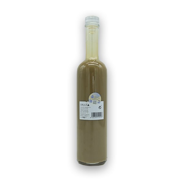 JUSTINA DE LIEBANA Premium Kaffeecreme, handgemachtes Getränk mit Orujo-Sahne, Kaffee und Orujo-Schnaps, 17% Vol., 70 cl. mit Noten von Vanille und Kaffee.-detalle