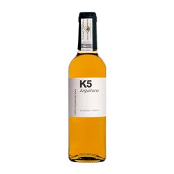 K5 Hondarribi Zuri Getariako Txakolina VT Vendimia Tardía Media Botella 37 cl Vino Blanco
