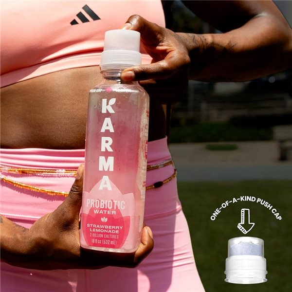 Karma - Agua energética Raspberry 552Ml. Caja 12 ud.-detalle