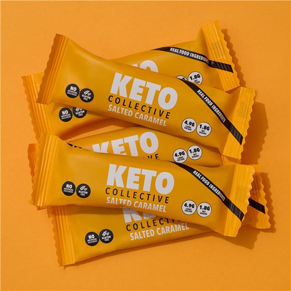 Keto Collective Barrita Caramelo salado 40g-lateral