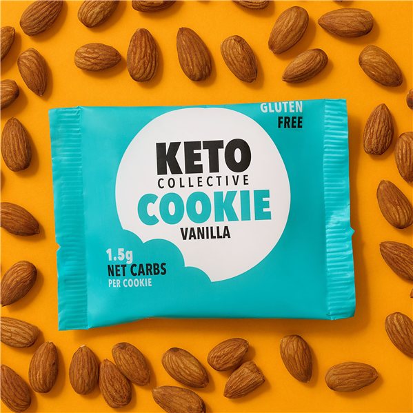 Keto Collective Cookie Vainilla 30g-lateral