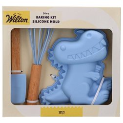 Whisk, Spatula, and Dinosaur Mold Kit