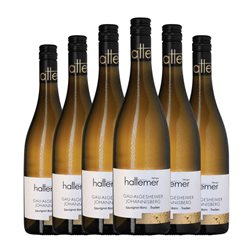 Klaus Hattemer Gau-Algesheimer Sauvignon Trocken — Seco Rheinhessen 75 cl Johannisbeere — Grosella Negra Vino Blanco (Caja de 6 unidades)